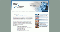 Desktop Screenshot of bwunderwriting.com